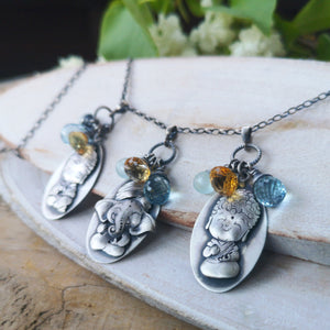 The Baby Buddha Necklace II