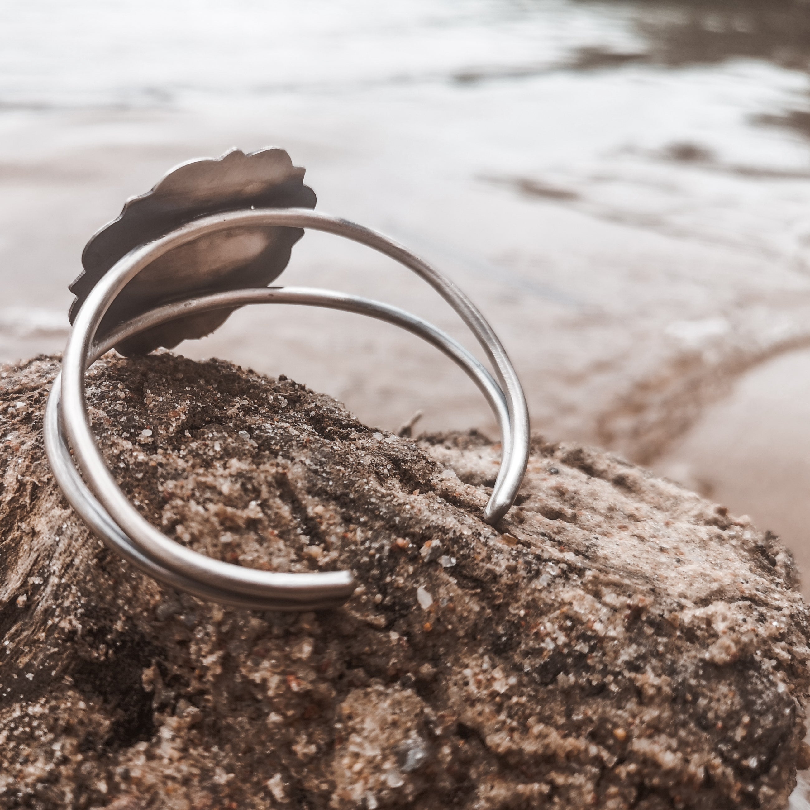 The Mandala & Lotus Cuff Bracelet