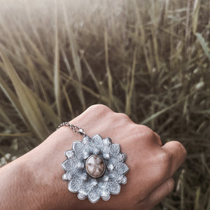 The Large Mandala & Sea Biscuit Necklace