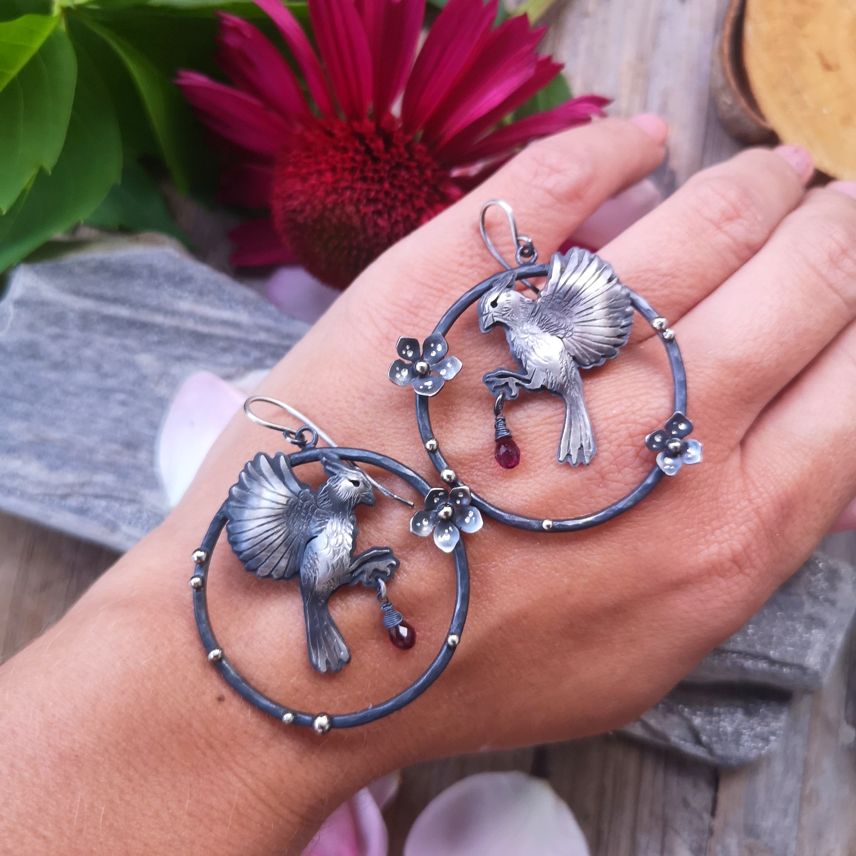 The Spiritual Messenger Hoop Earrings