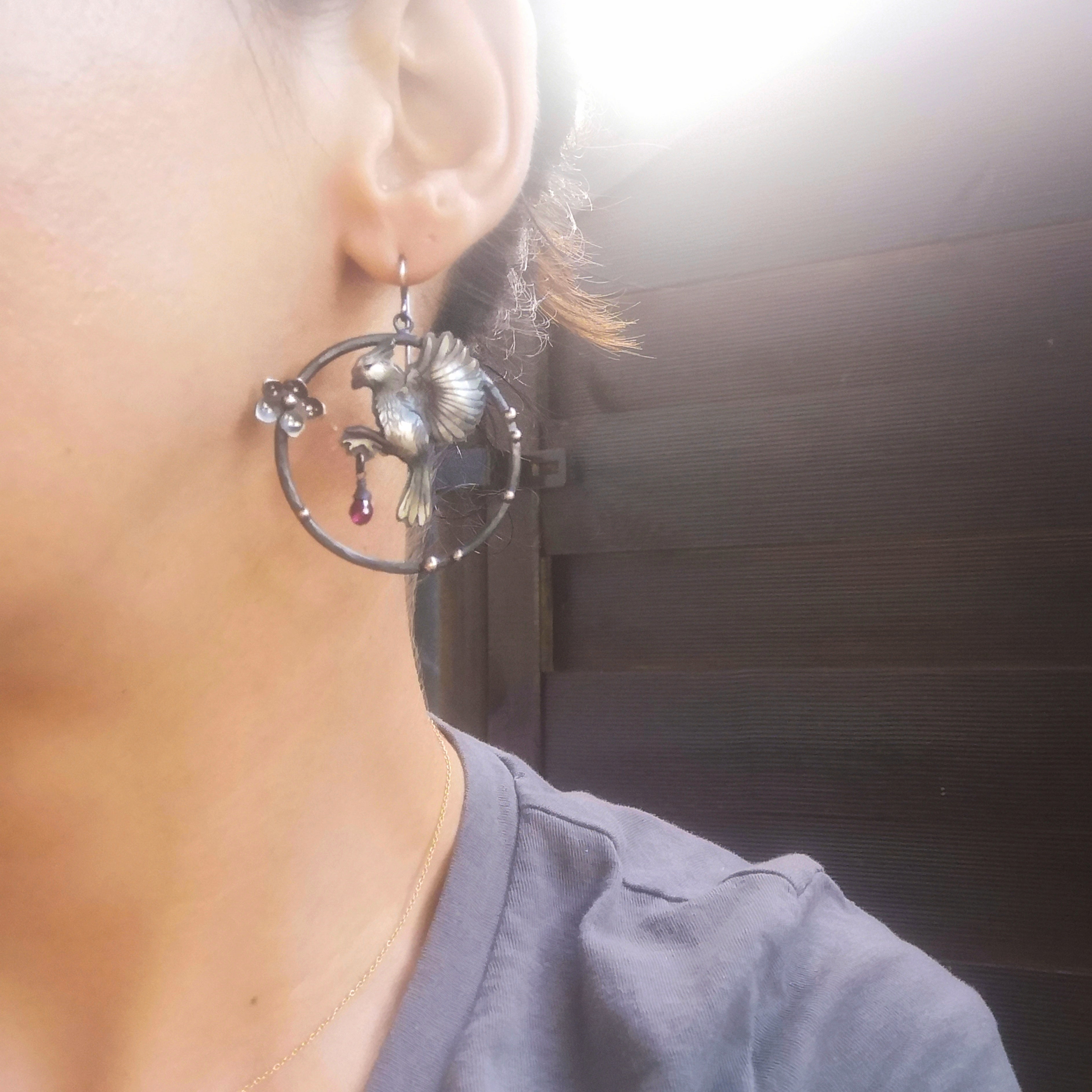The Spiritual Messenger Hoop Earrings