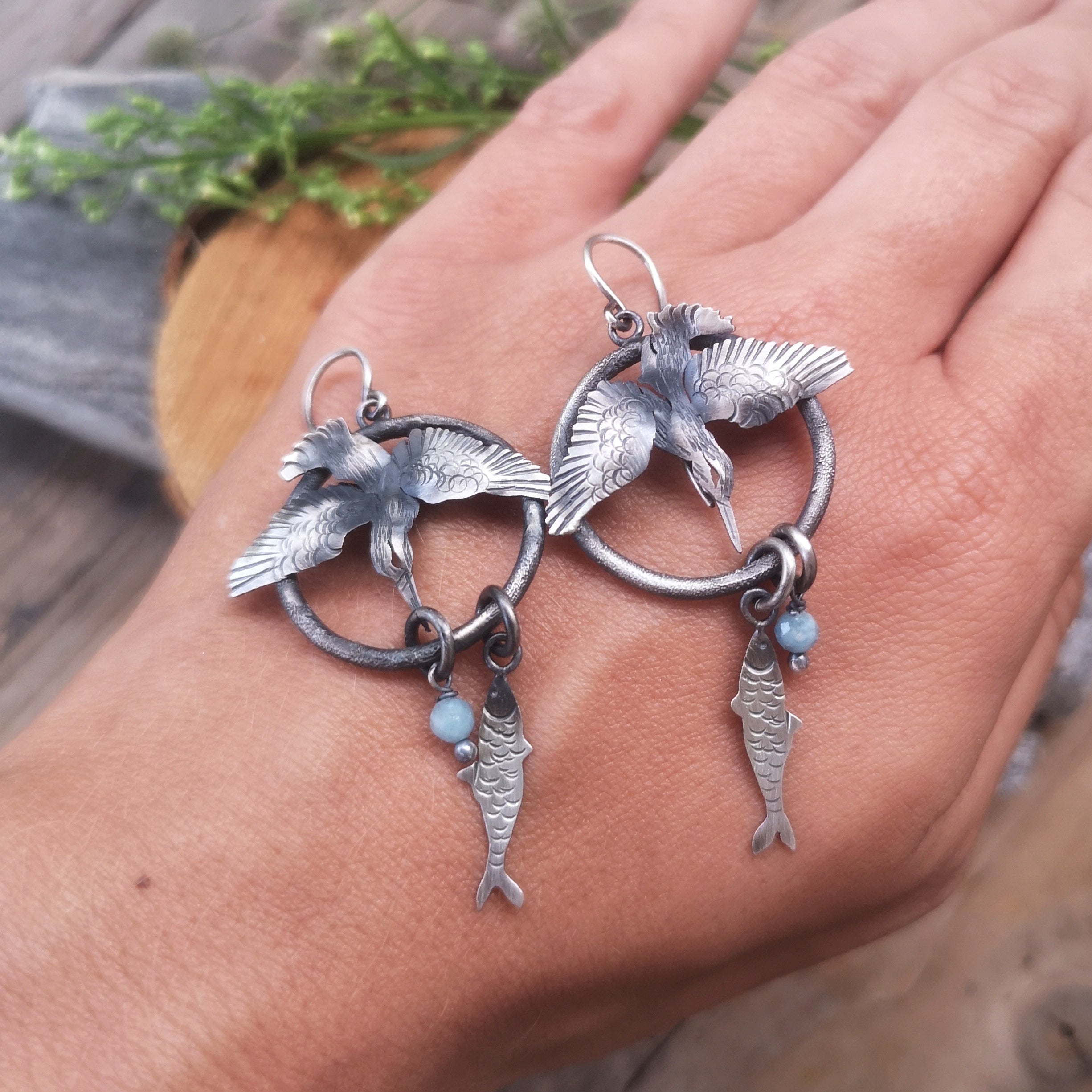 The Kingfisher Earrings