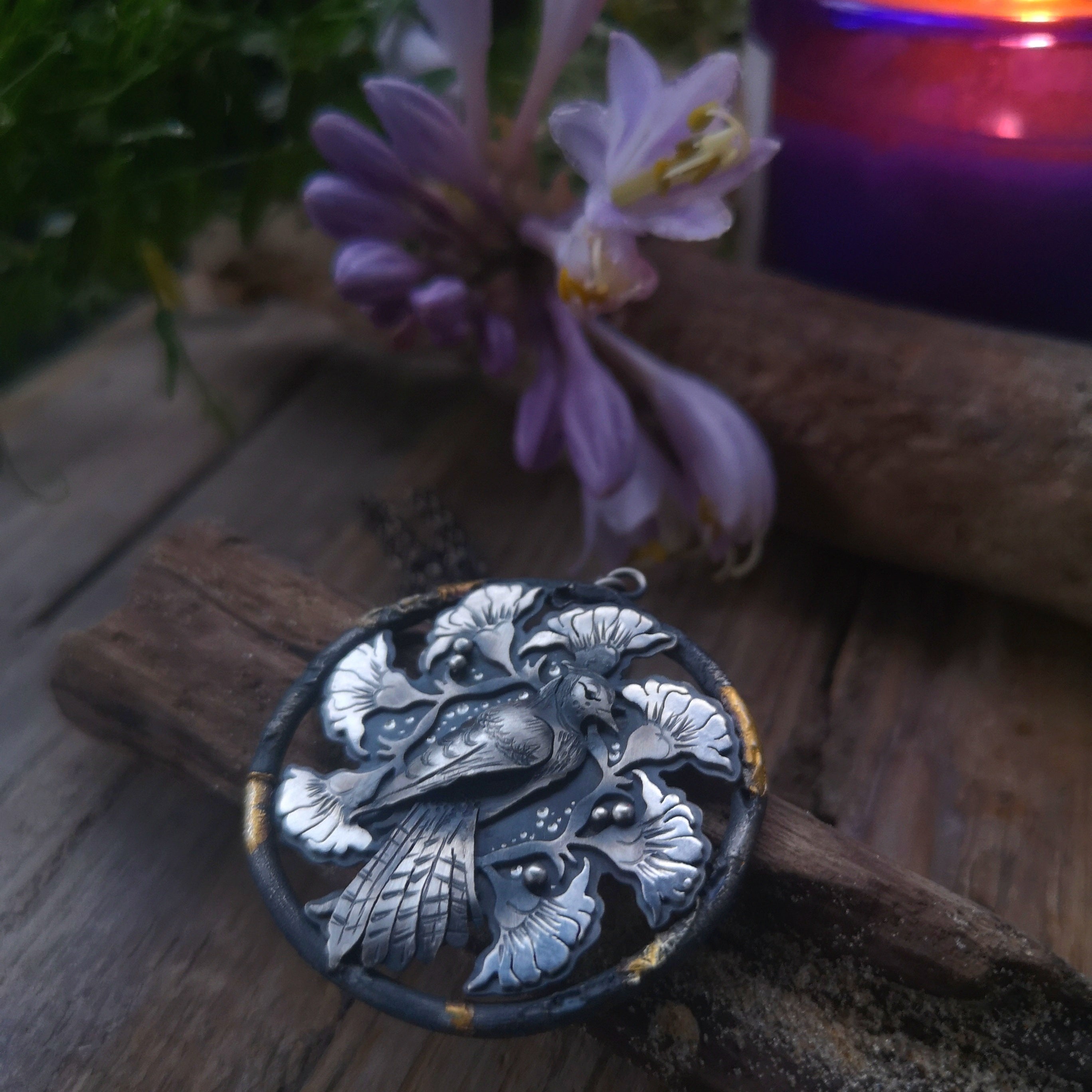 Purity of the Soul Necklace - Blue Jay Necklace