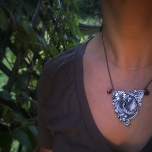 The Fox Necklace - Art Nouveau Inspired Necklace