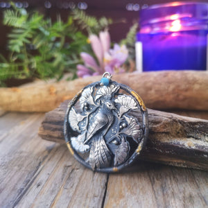 Purity of the Soul Necklace - Blue Jay Necklace