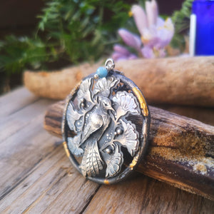 Purity of the Soul Necklace - Blue Jay Necklace