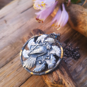 Purity of the Soul Necklace - Blue Jay Necklace