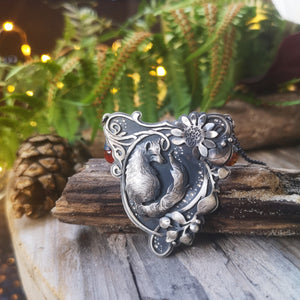 The Fox Necklace - Art Nouveau Inspired Necklace