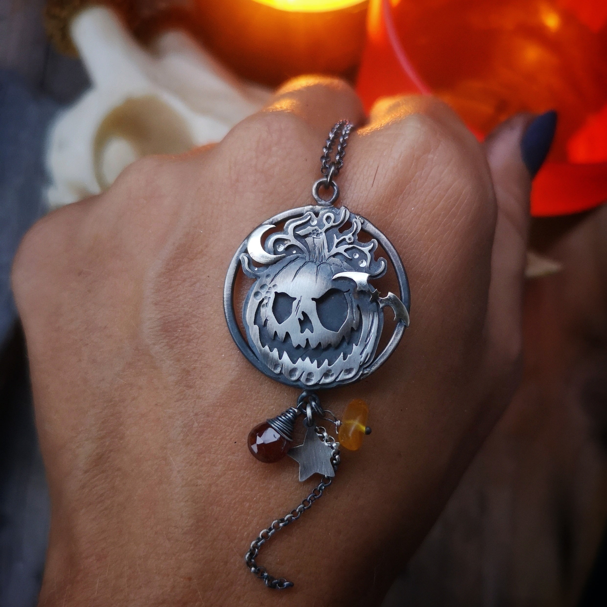 The Jack-o-Lantern Necklace