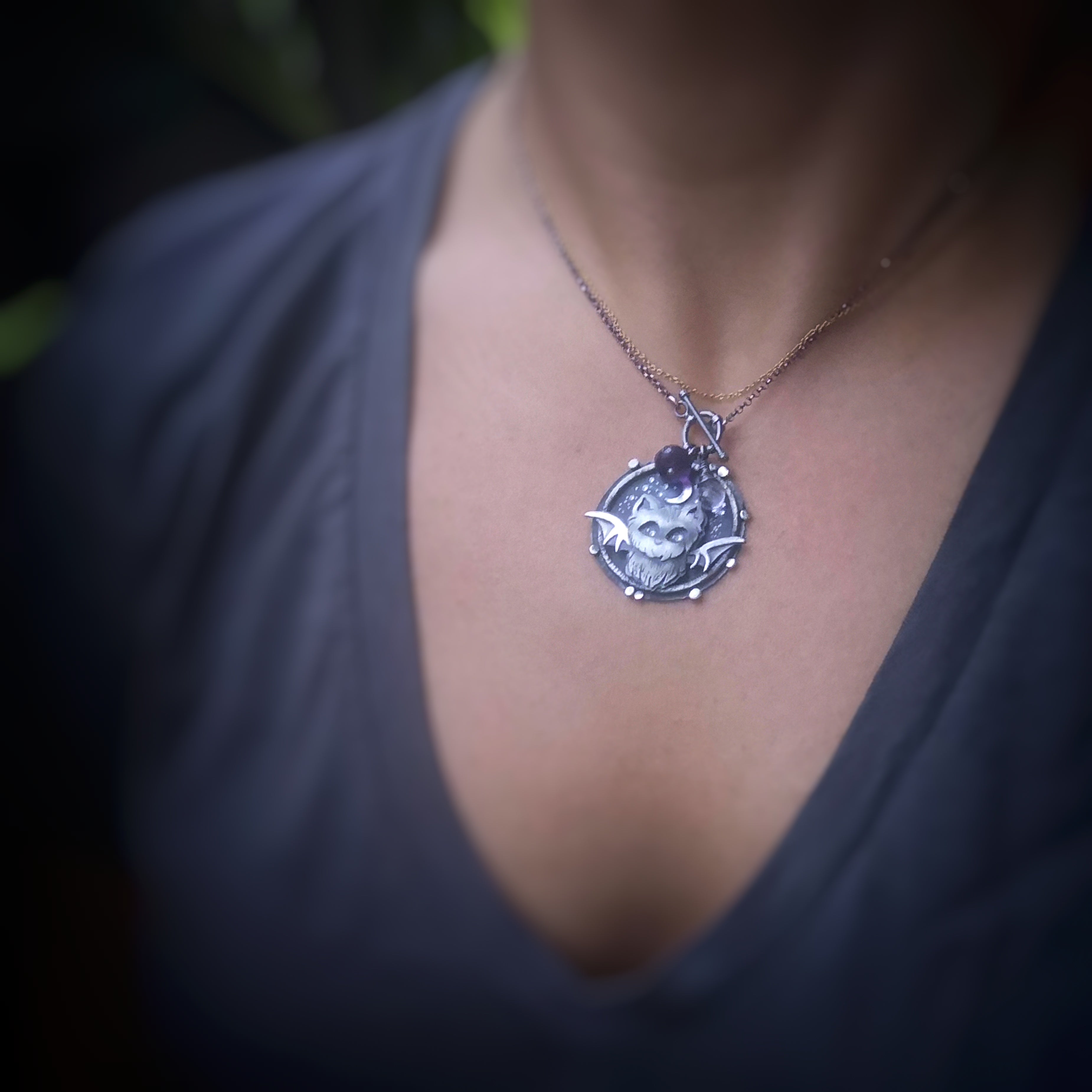 The Baby Bat Necklace