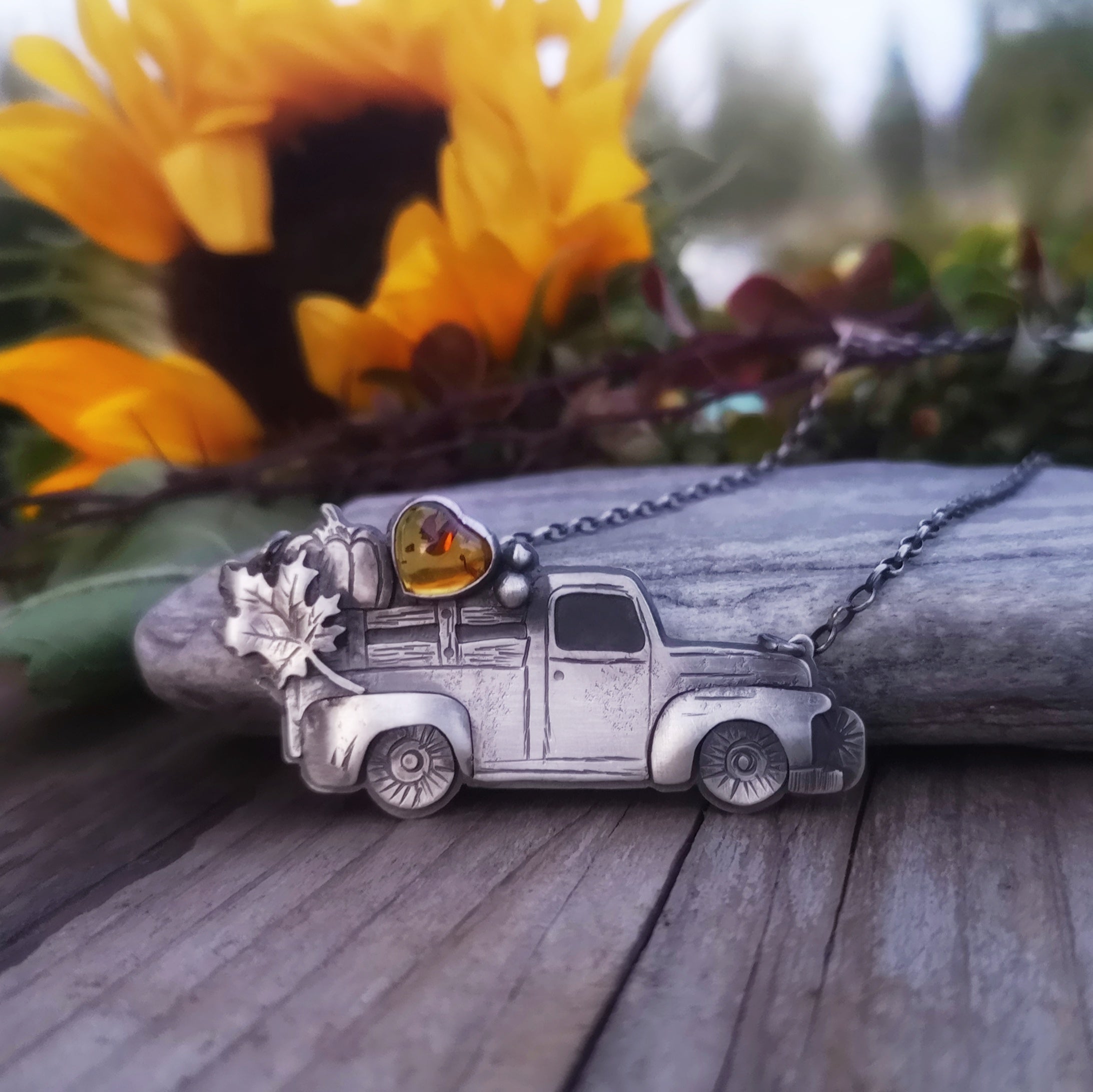 The Harvest Truck Necklace
