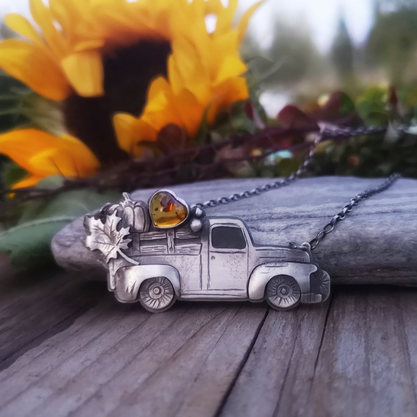 The Harvest Truck Necklace
