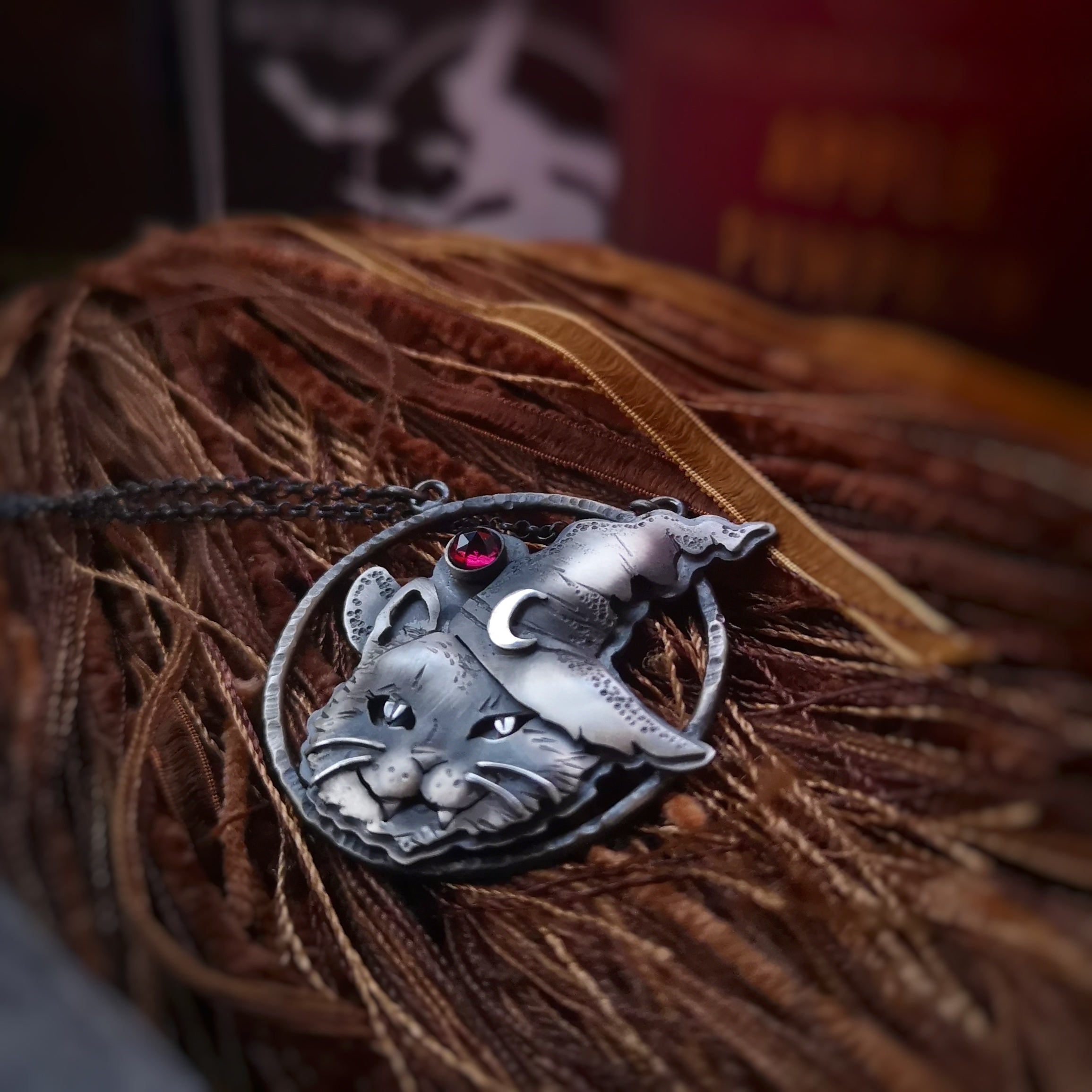MADE TO ORDER Cat The Wizard Necklace