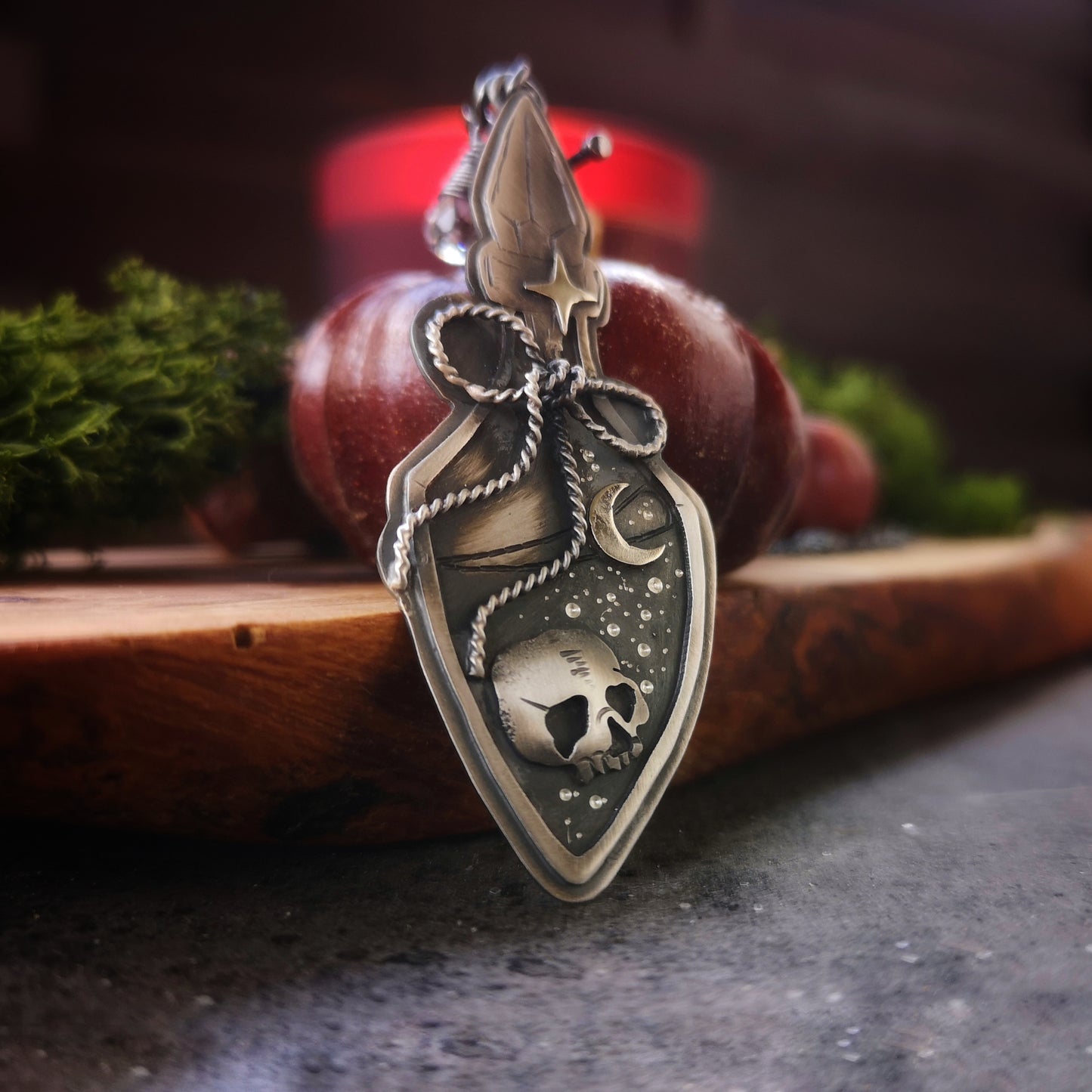 The Moon Potion Bottle Necklace