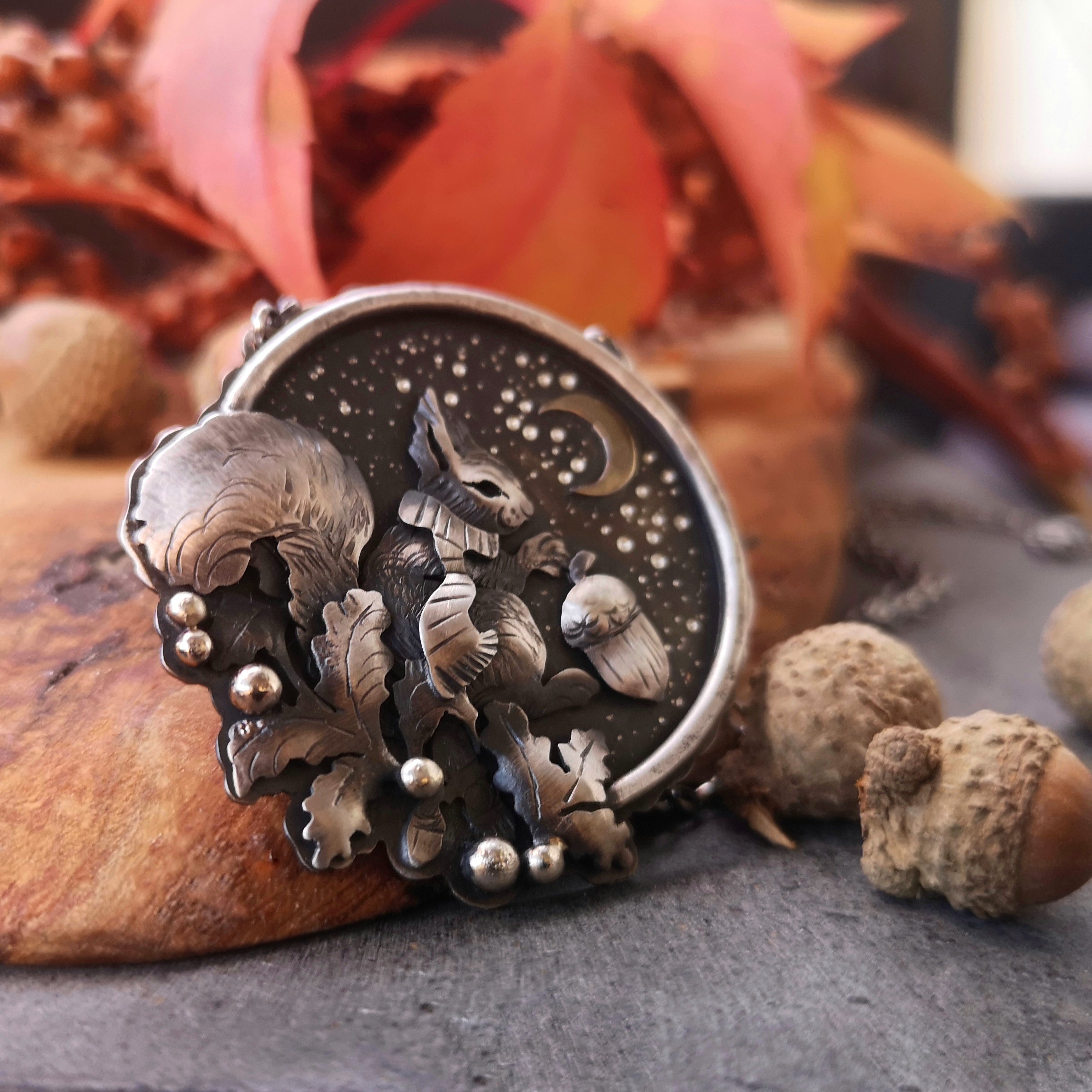 The Squirrel Necklace