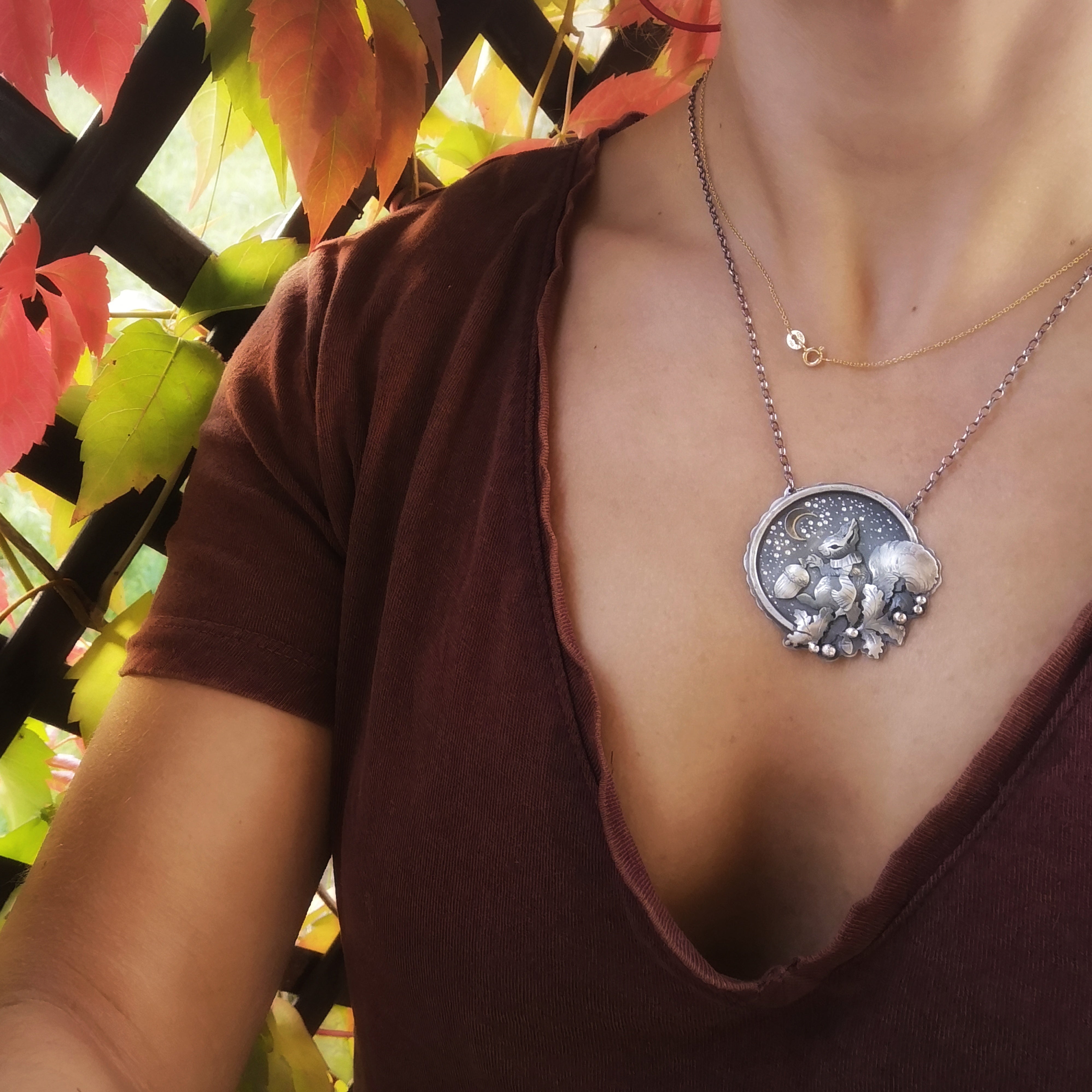 The Squirrel Necklace