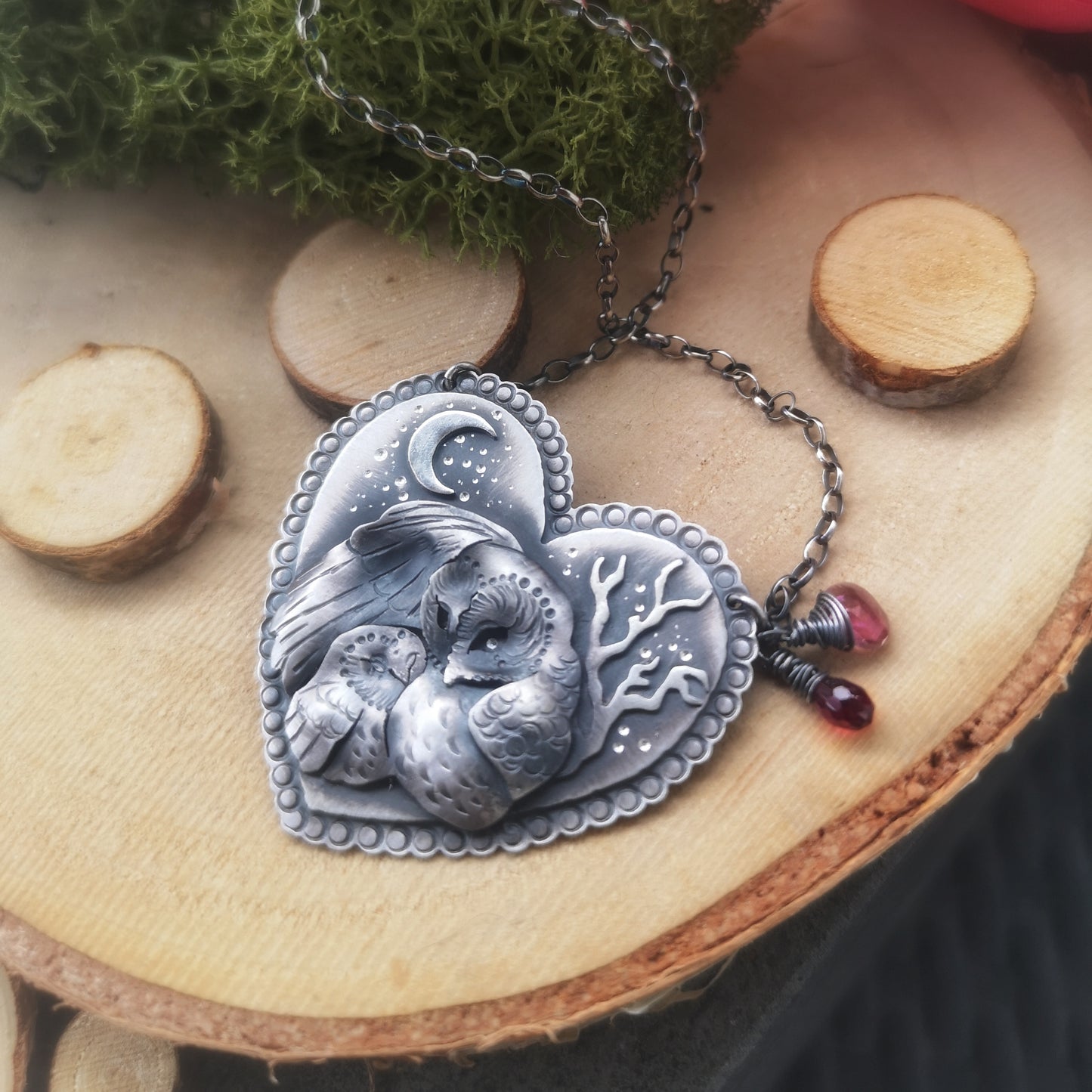 The Mother's Love Necklace - Mama & Baby Owl