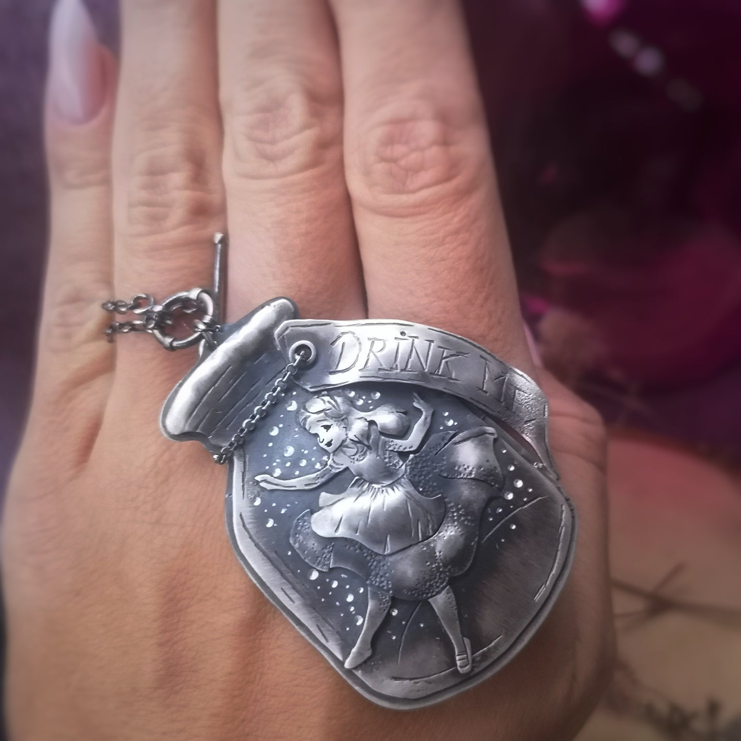 Drink Me! - Alice in Wonderland Necklace