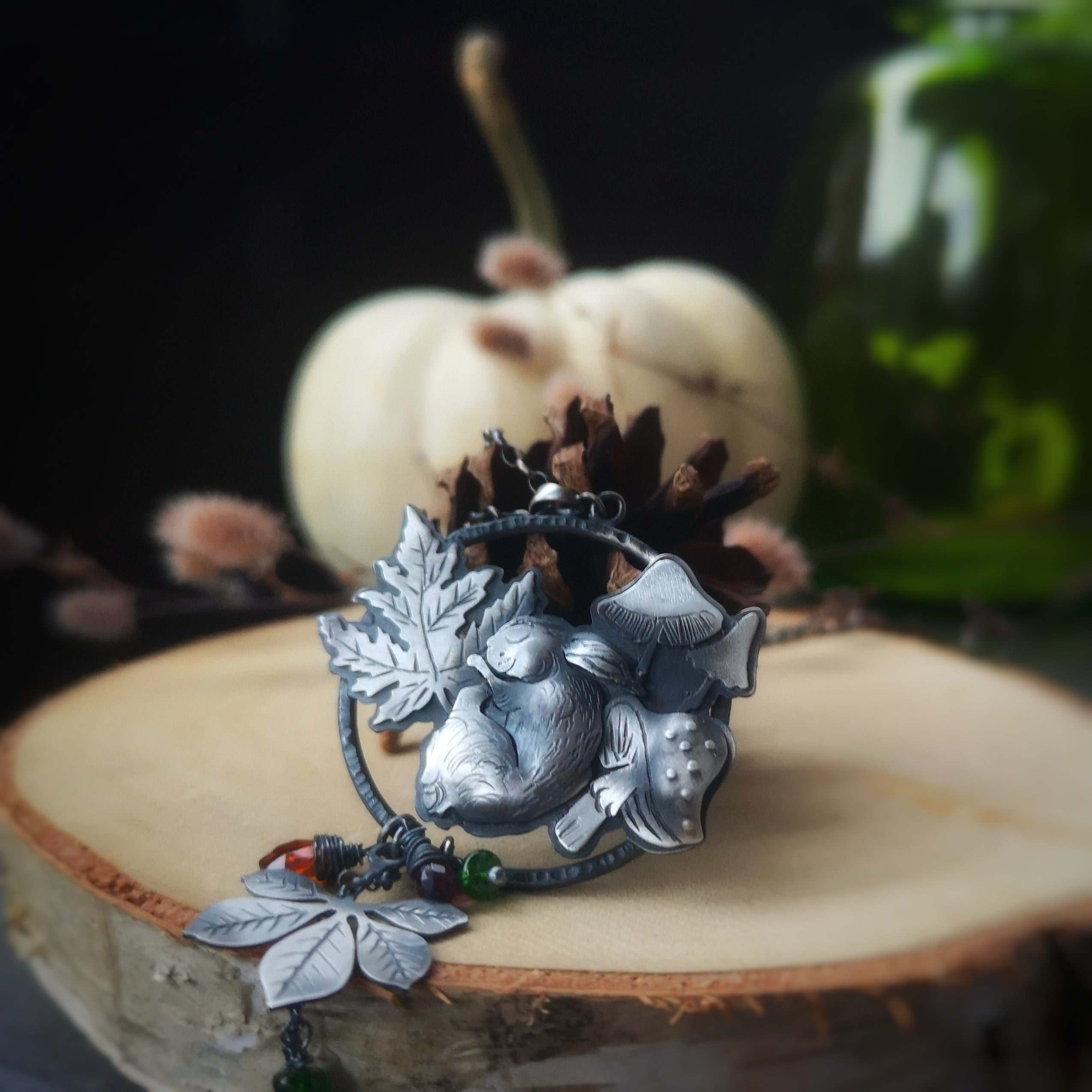 The Fall Bunny Necklace