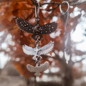 The Ombre Hawk Mobile Earrings