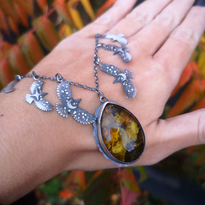 The Amber Hawk Necklace