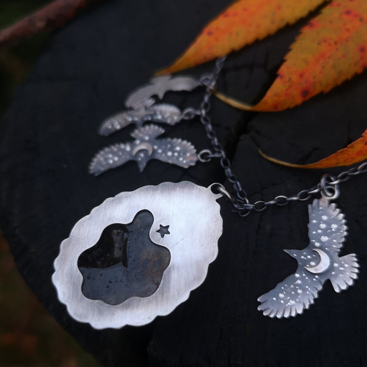 The Amber Hawk Necklace
