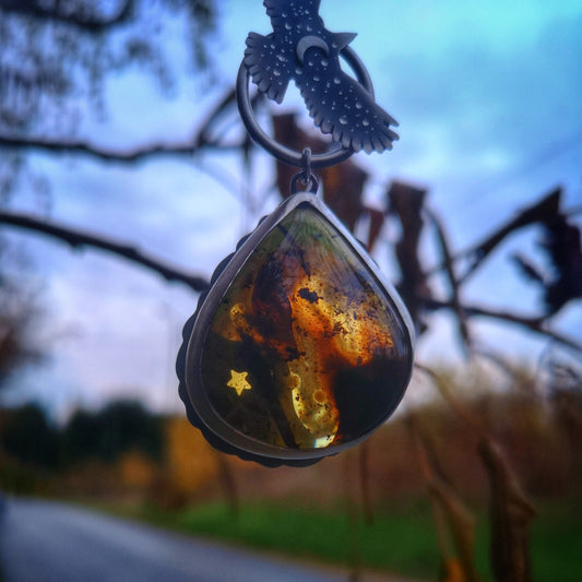 The Amber Hawk Necklace