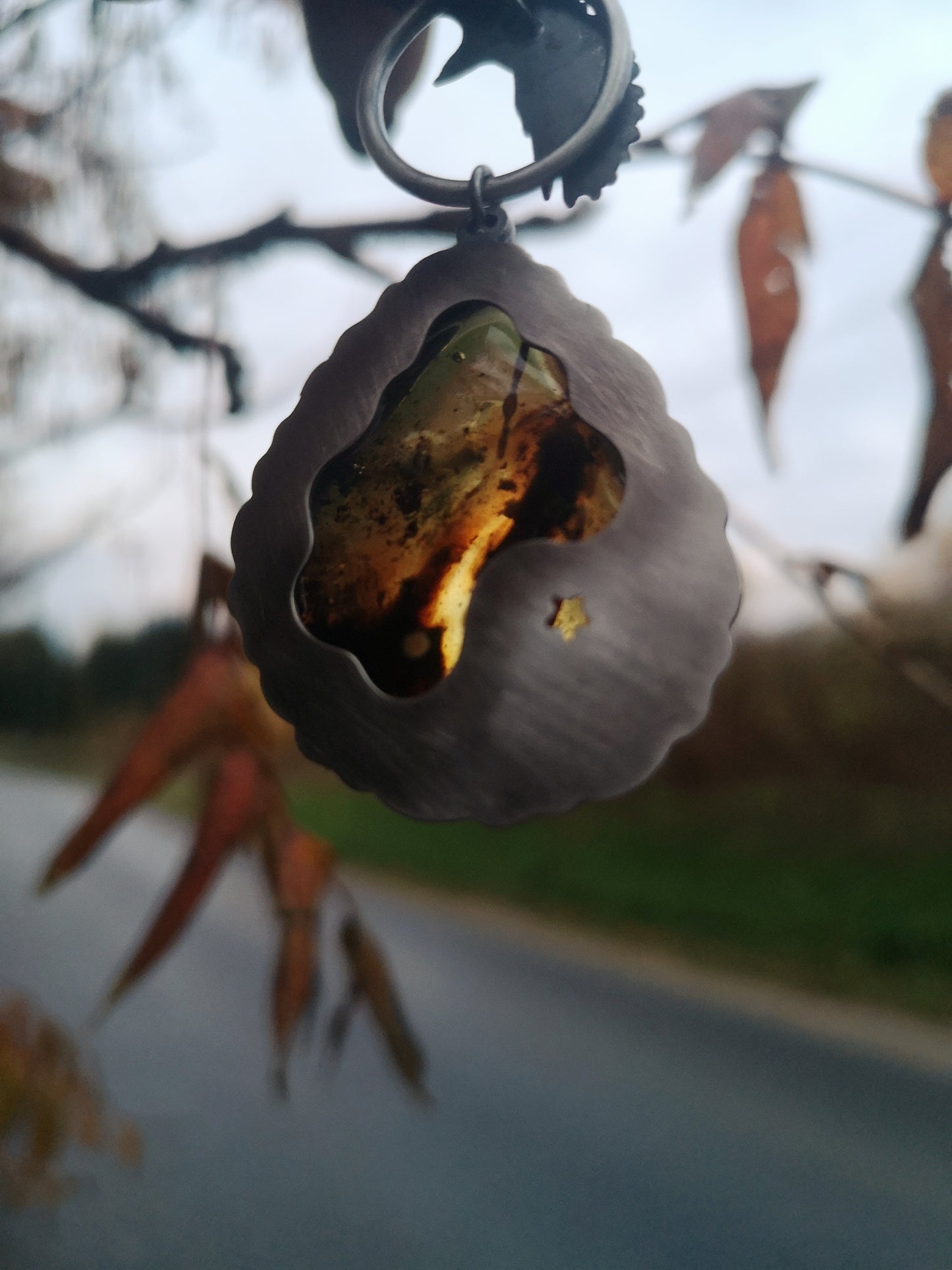 The Amber Hawk Necklace