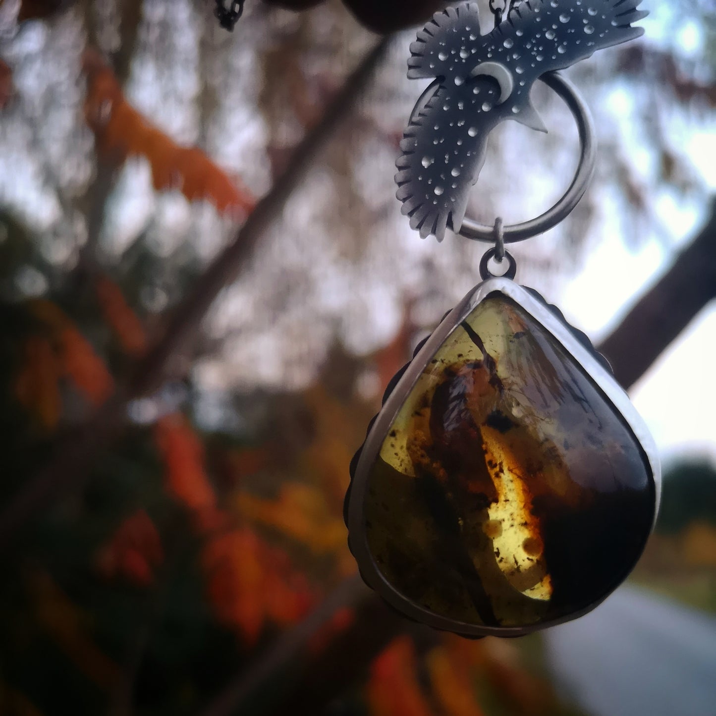 The Amber Hawk Necklace