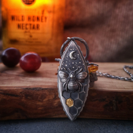 The Honey Bee - Keum Boo Necklace
