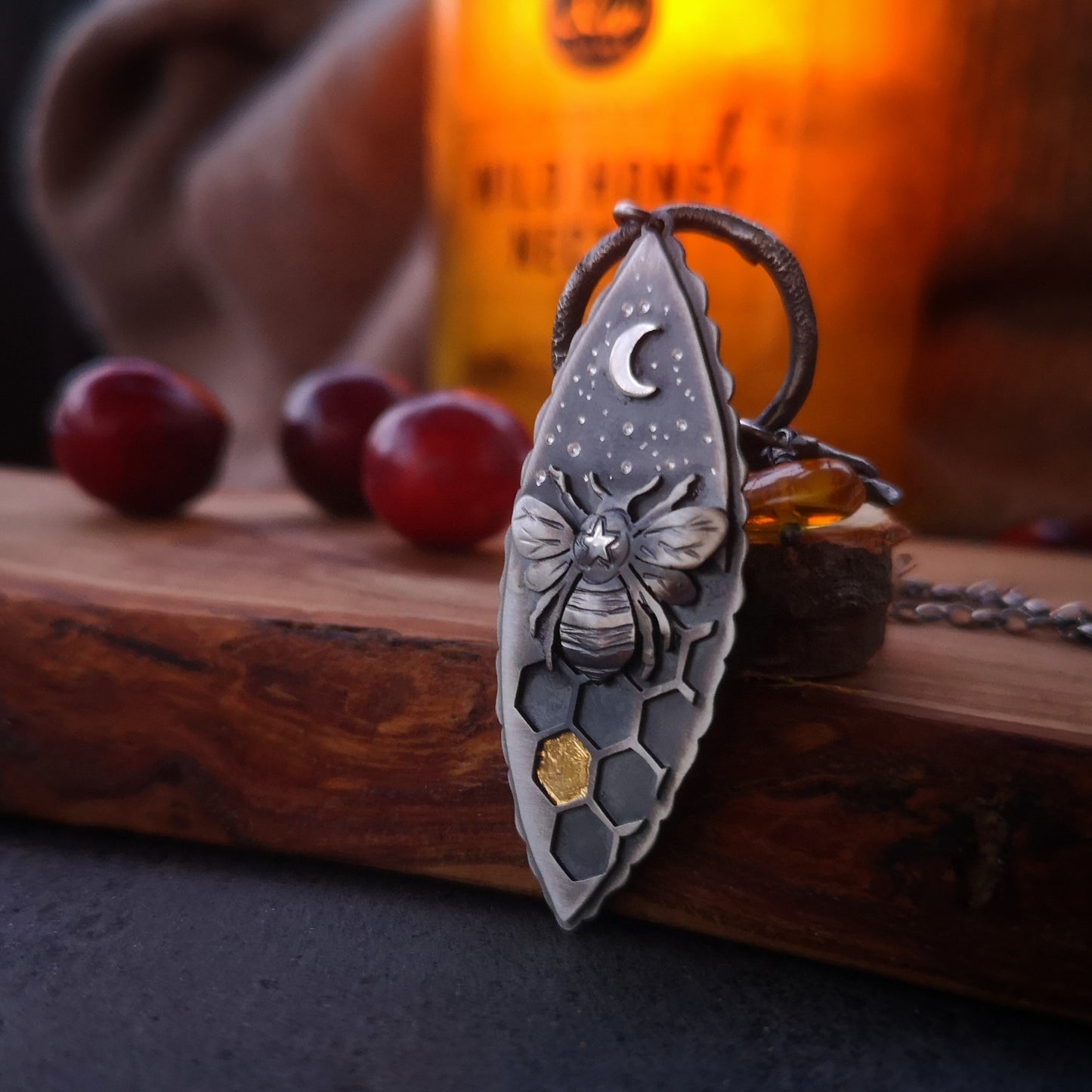The Honey Bee - Keum Boo Necklace