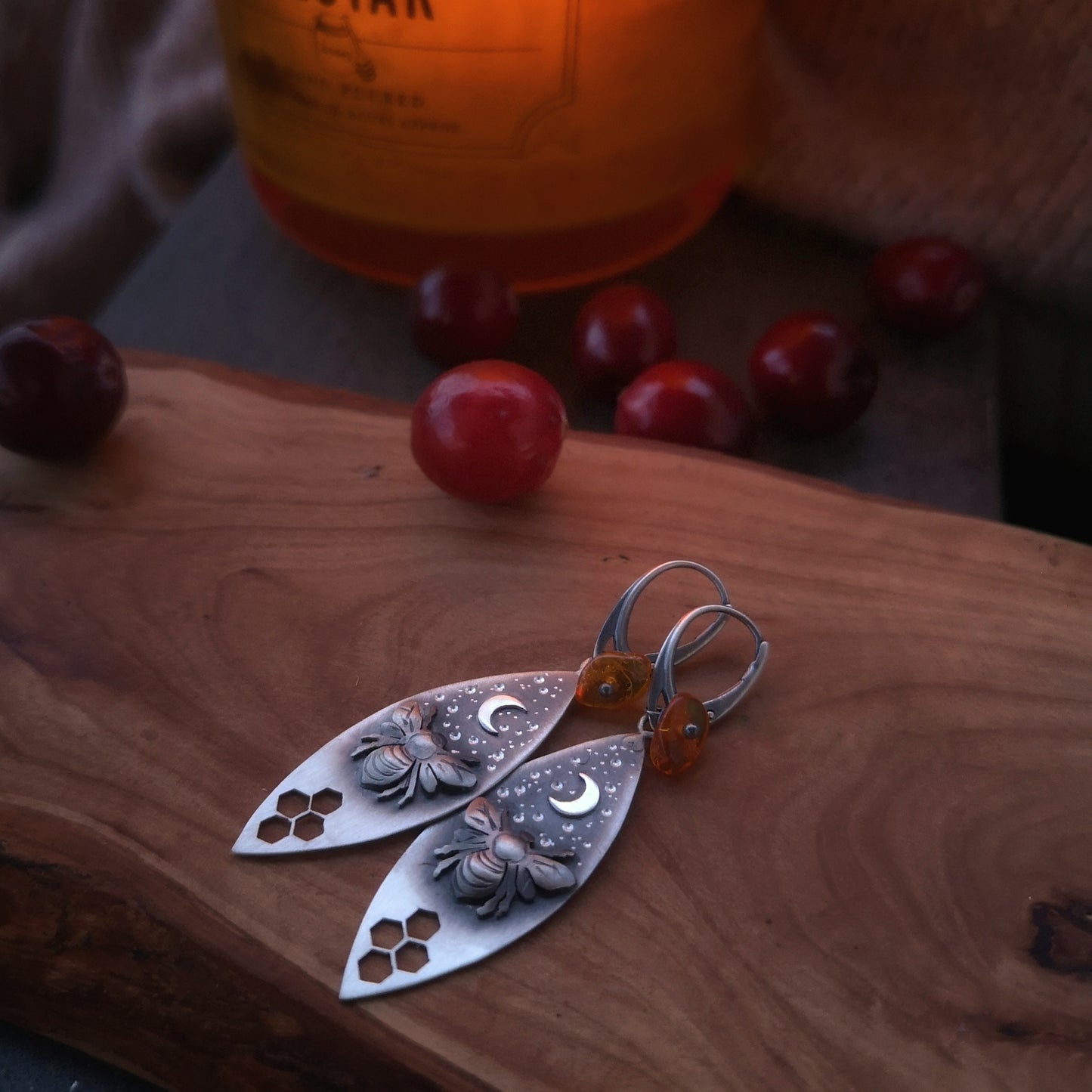 The Honey Bee Totem Earrings