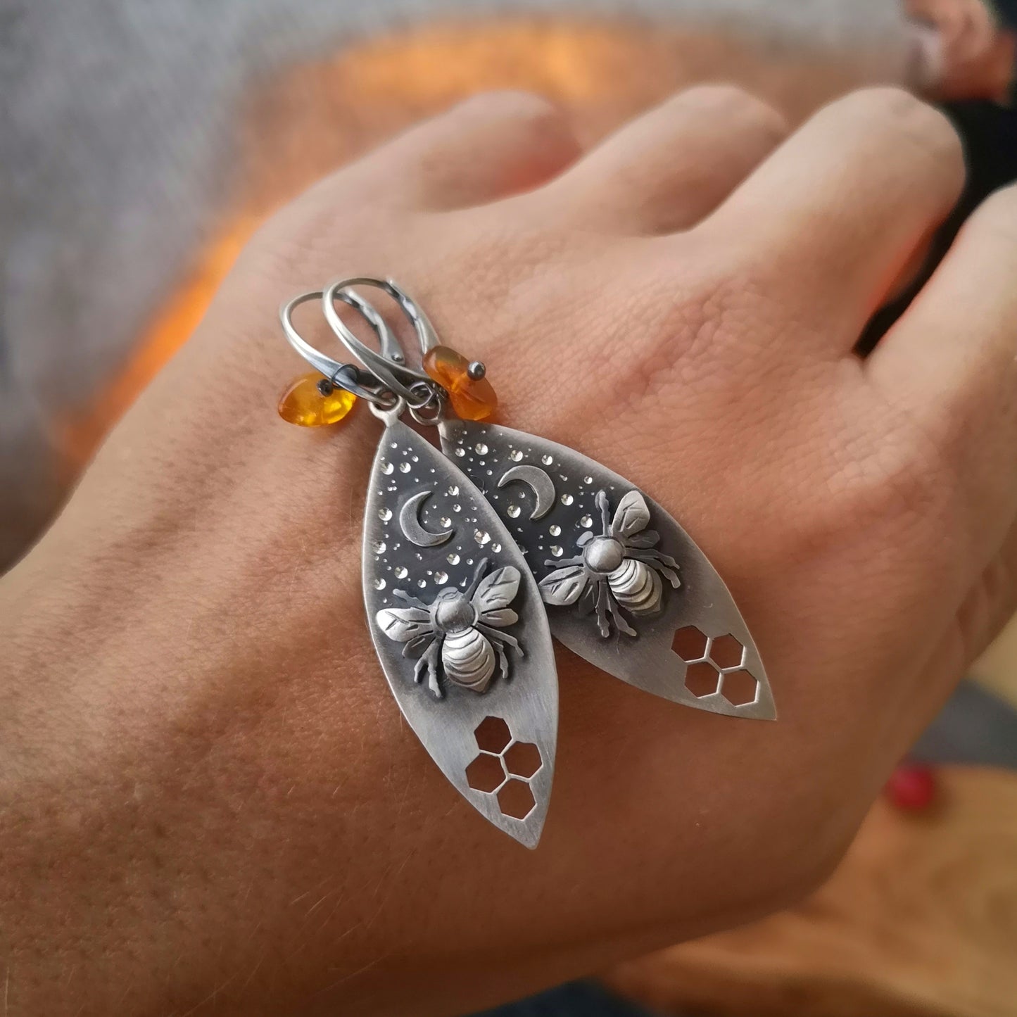 The Honey Bee Totem Earrings