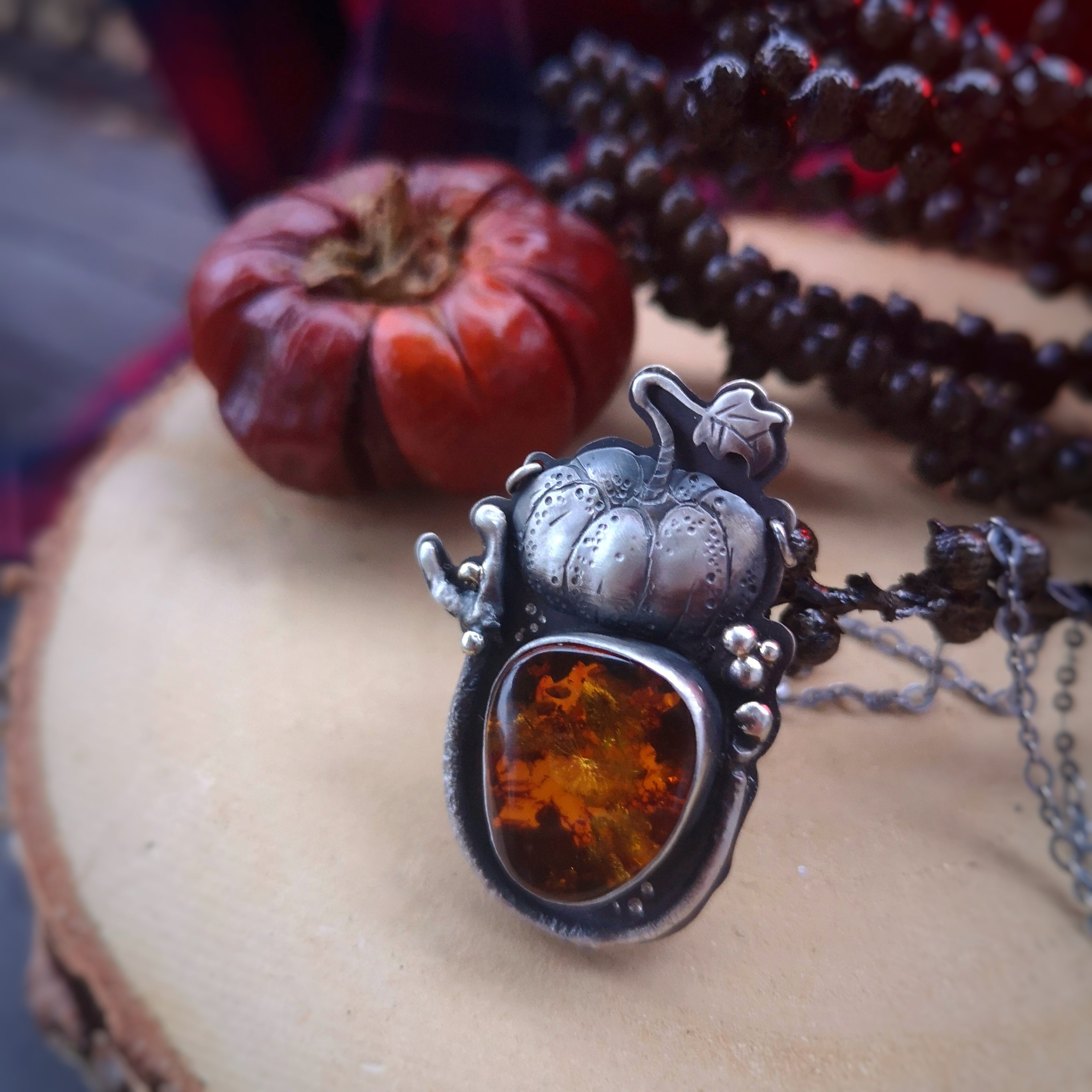 The Harvest Necklace - Baltic Amber