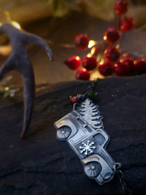 The Christmas Truck Necklace