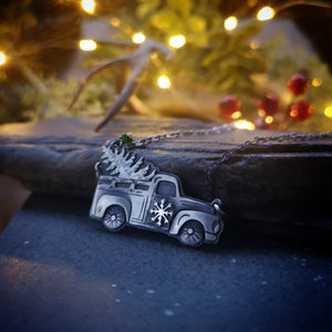 The Christmas Truck Necklace