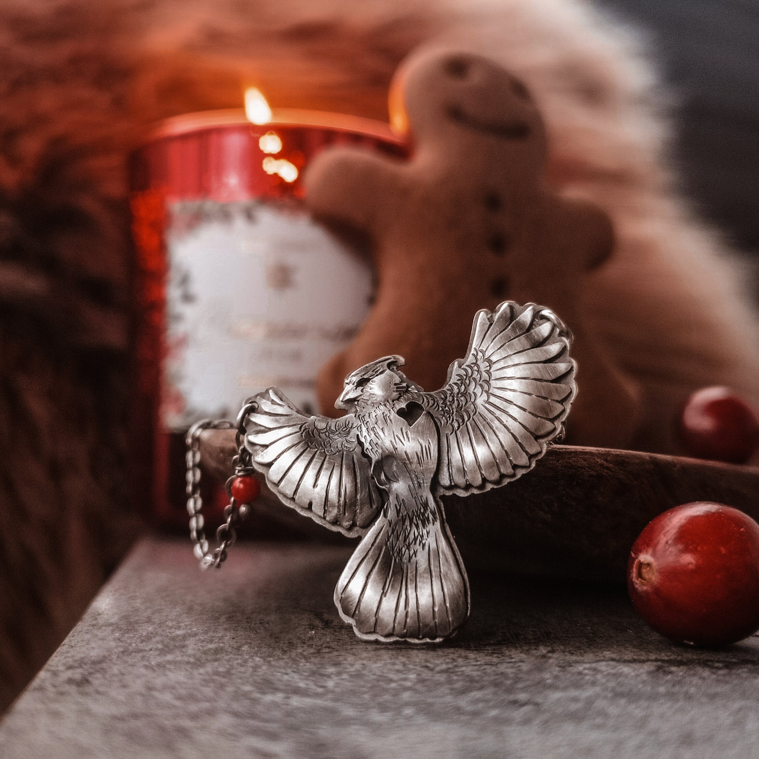 The Red Cardinal Necklace