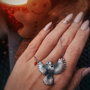 The Red Cardinal Necklace