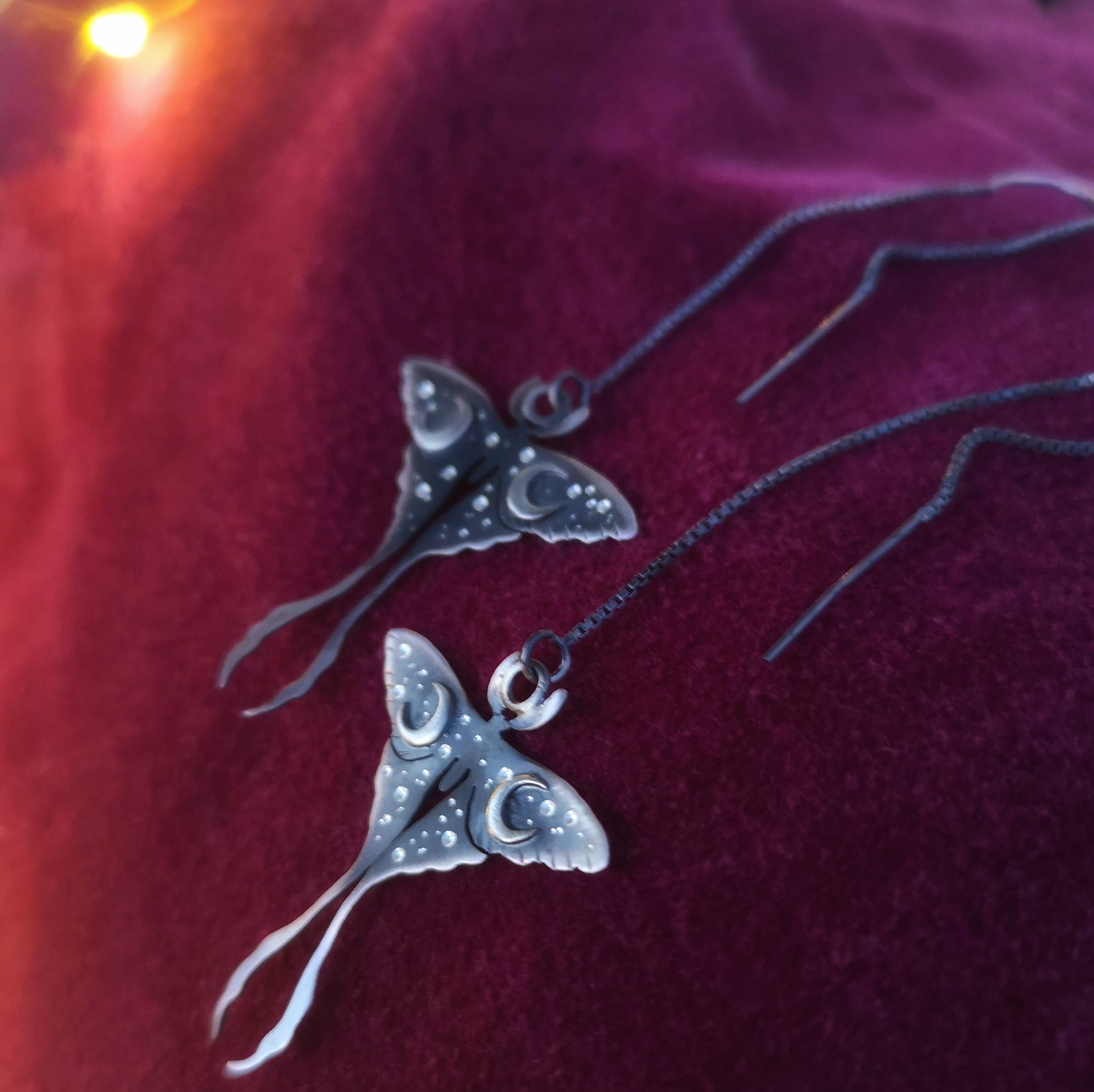 The Luna Moth Earrings
