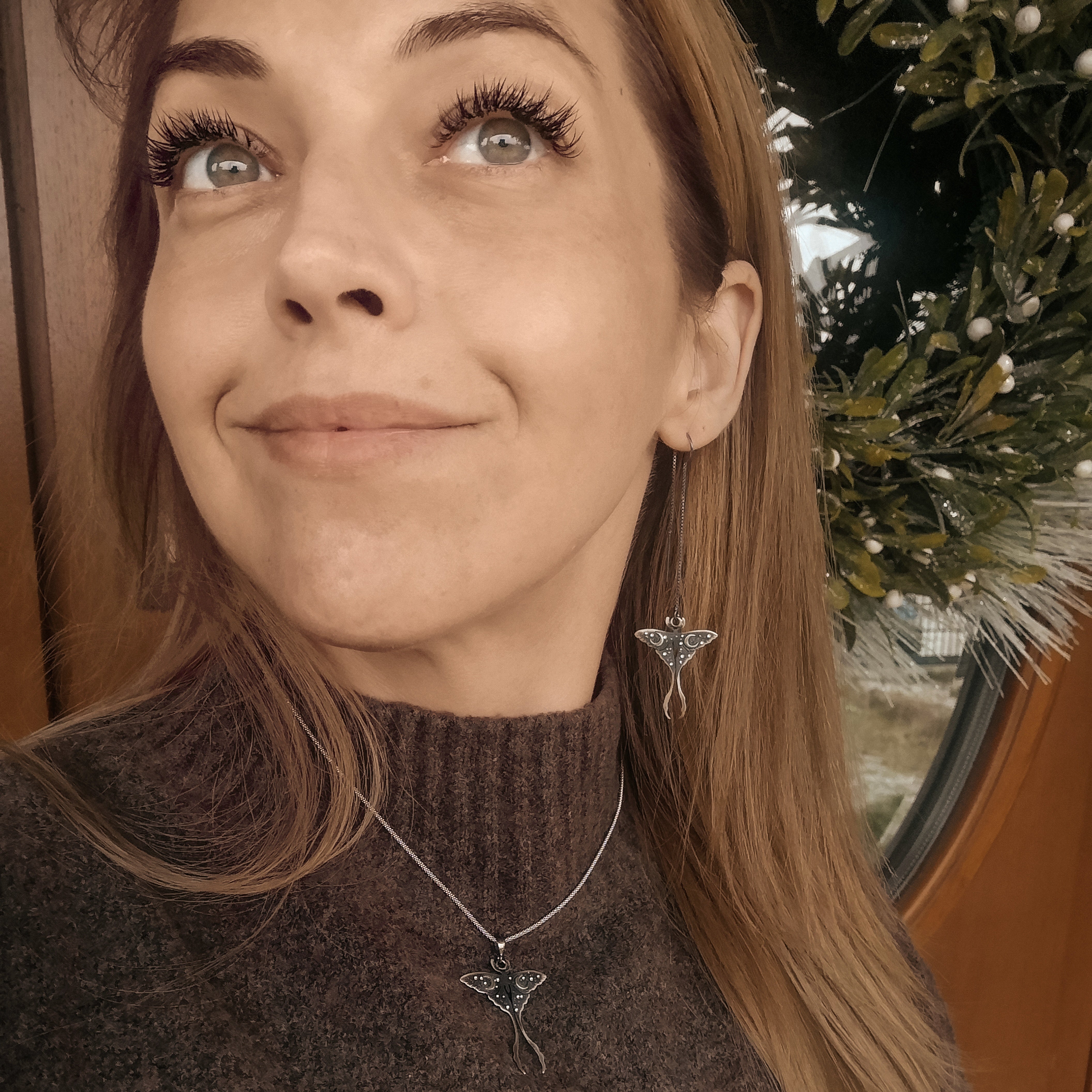 The Luna Moth Earrings