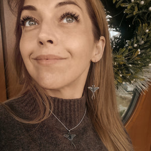 The Luna Moth Earrings