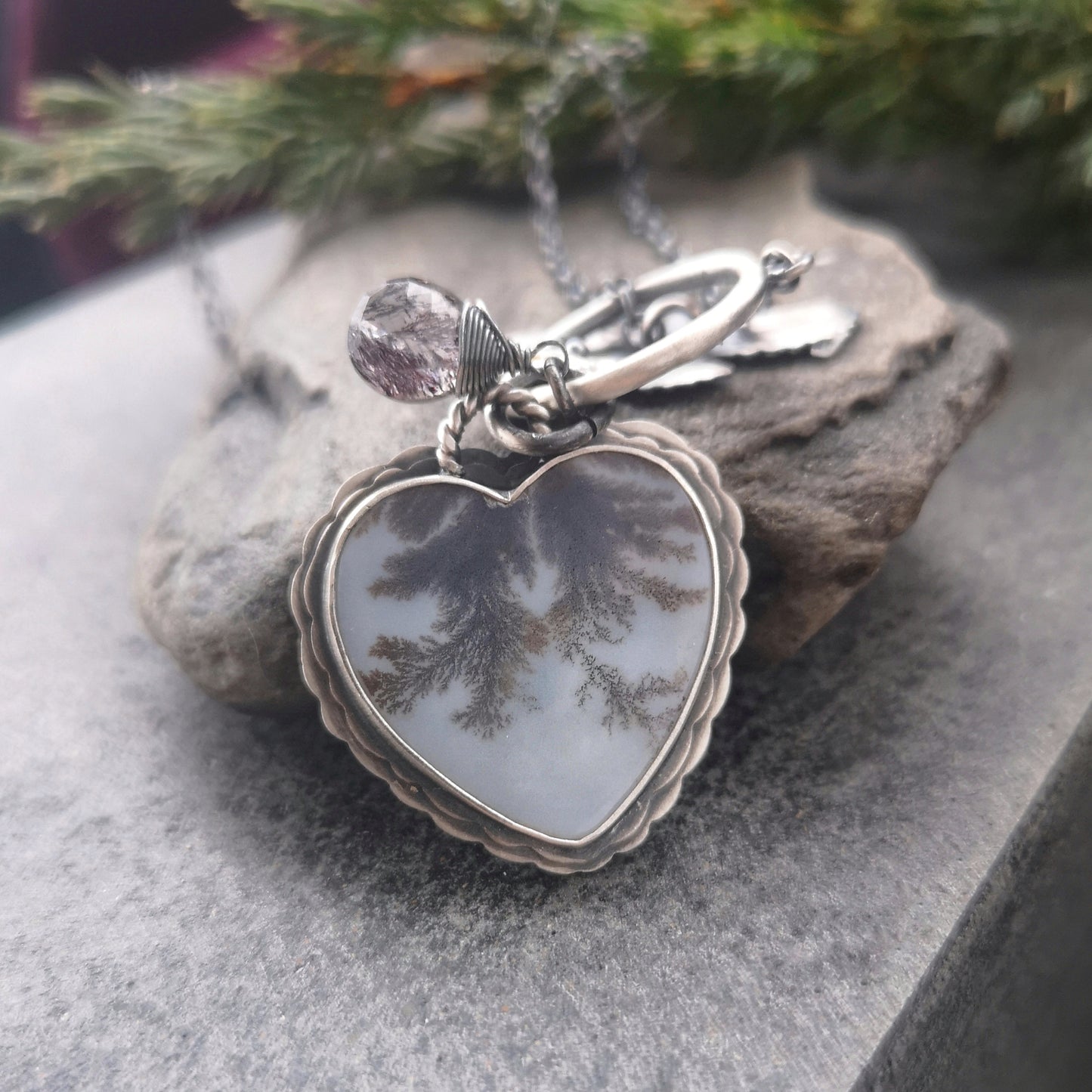 The Hawk's Heart Necklace - Keum Boo Necklace