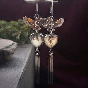 Hawk Medicine Fringe Earrings