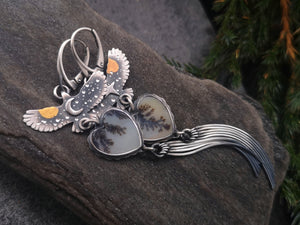 Hawk Medicine Fringe Earrings