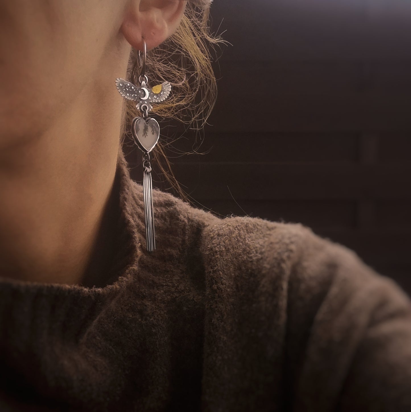 Hawk Medicine Fringe Earrings