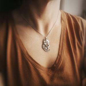 The Light Carrier - Kitten Necklace