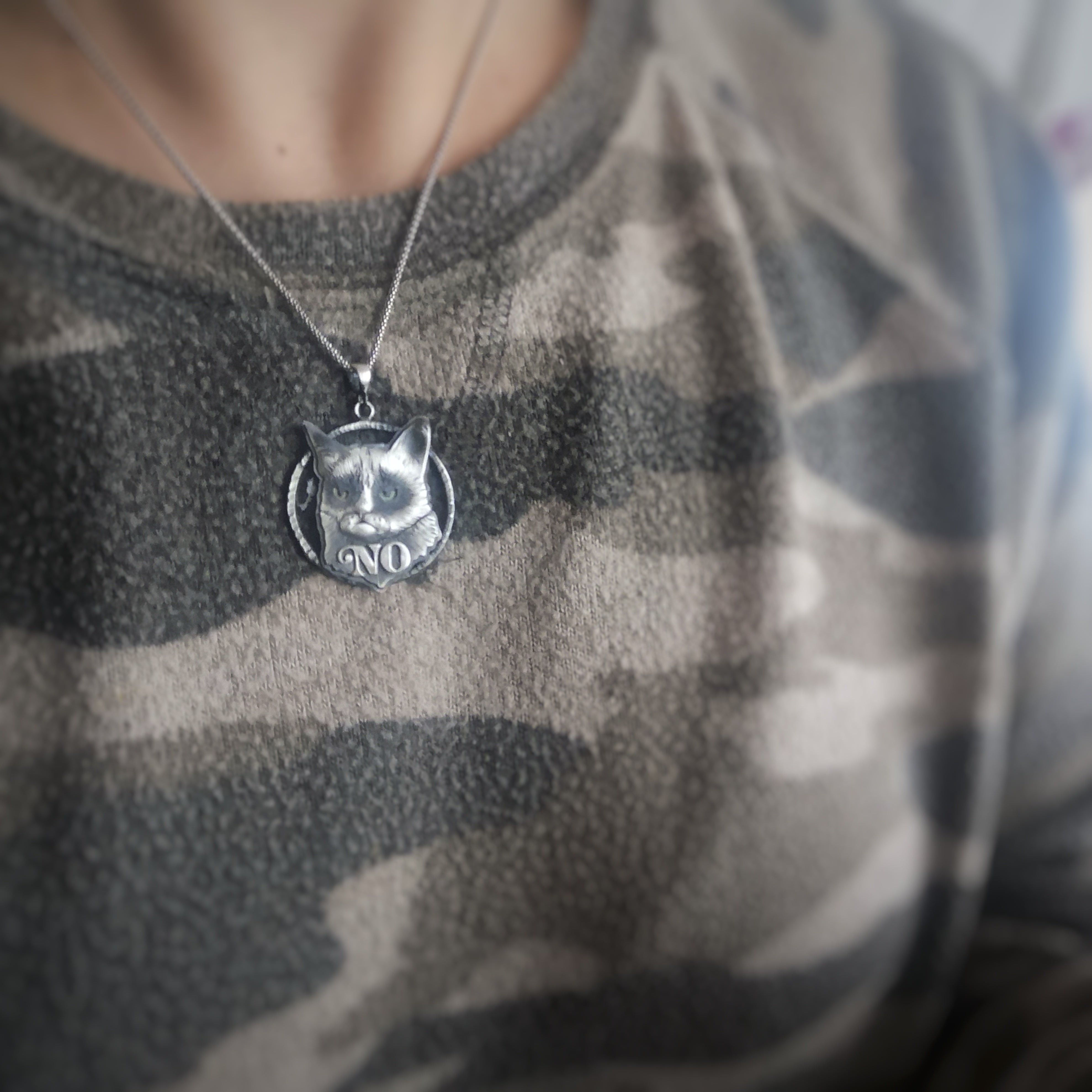 The Grumpy Cat Necklace