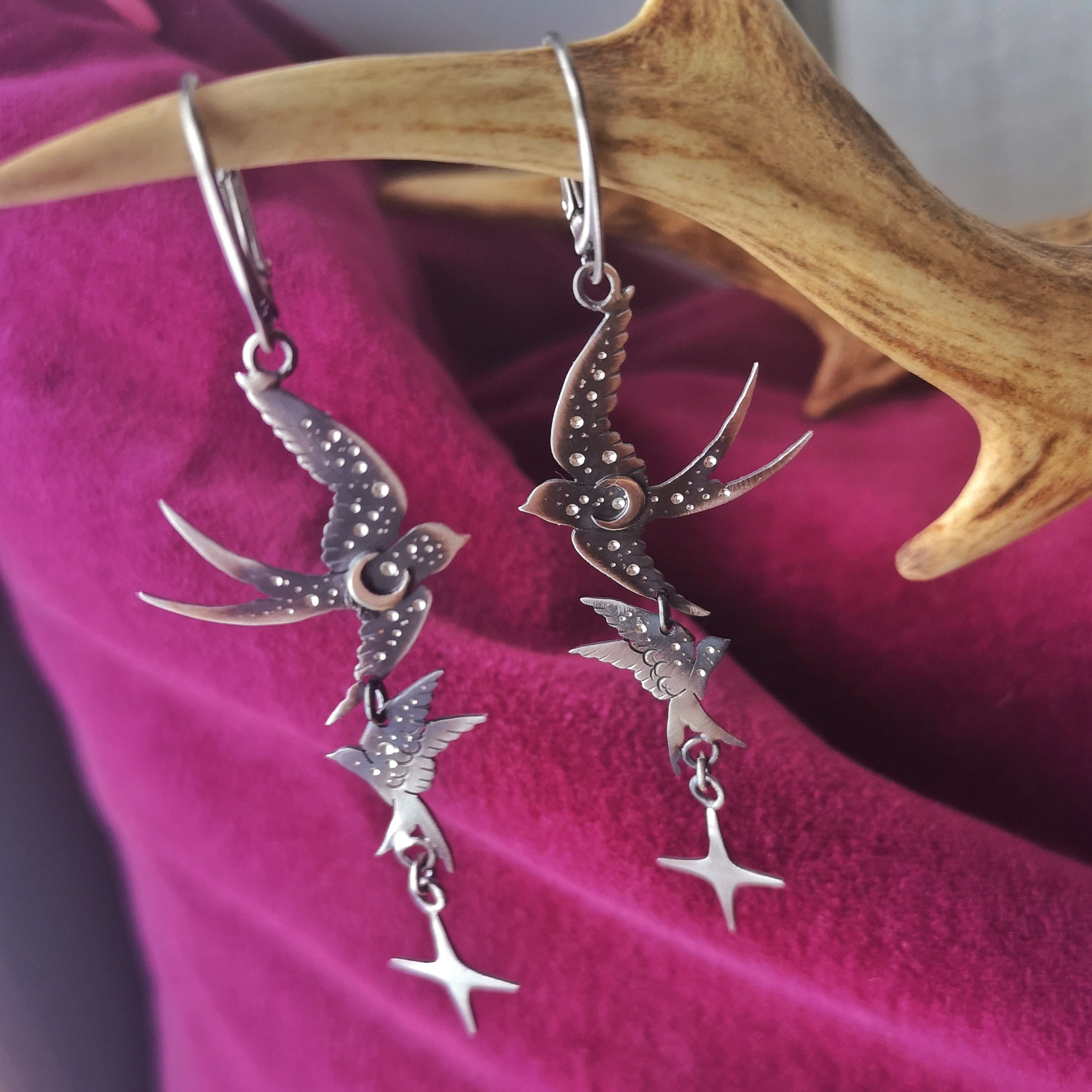 The Swallow Ombre Earrings
