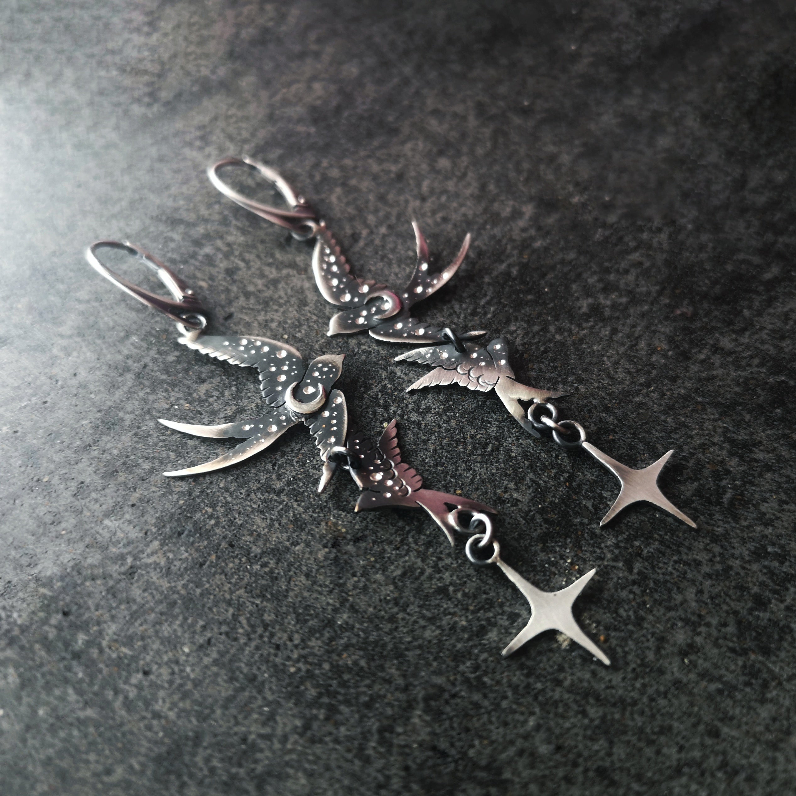 The Swallow Ombre Earrings