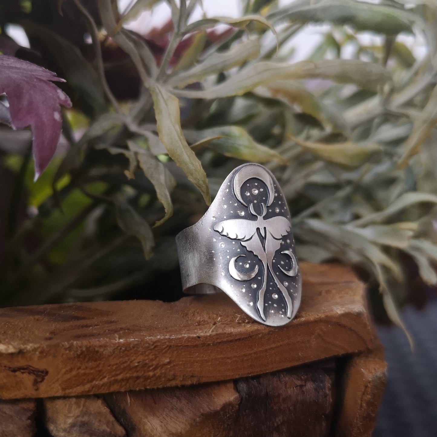The Luna Moth Ring